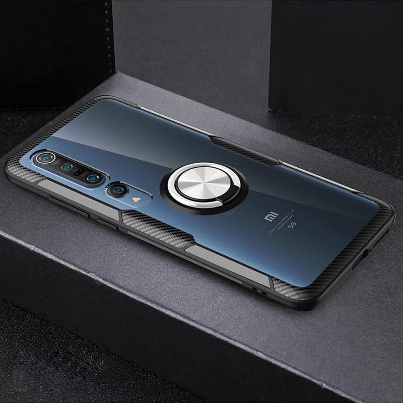 Cover for Xiaomi Mi 10 / 10 Pro Sort Magnetisk Ring