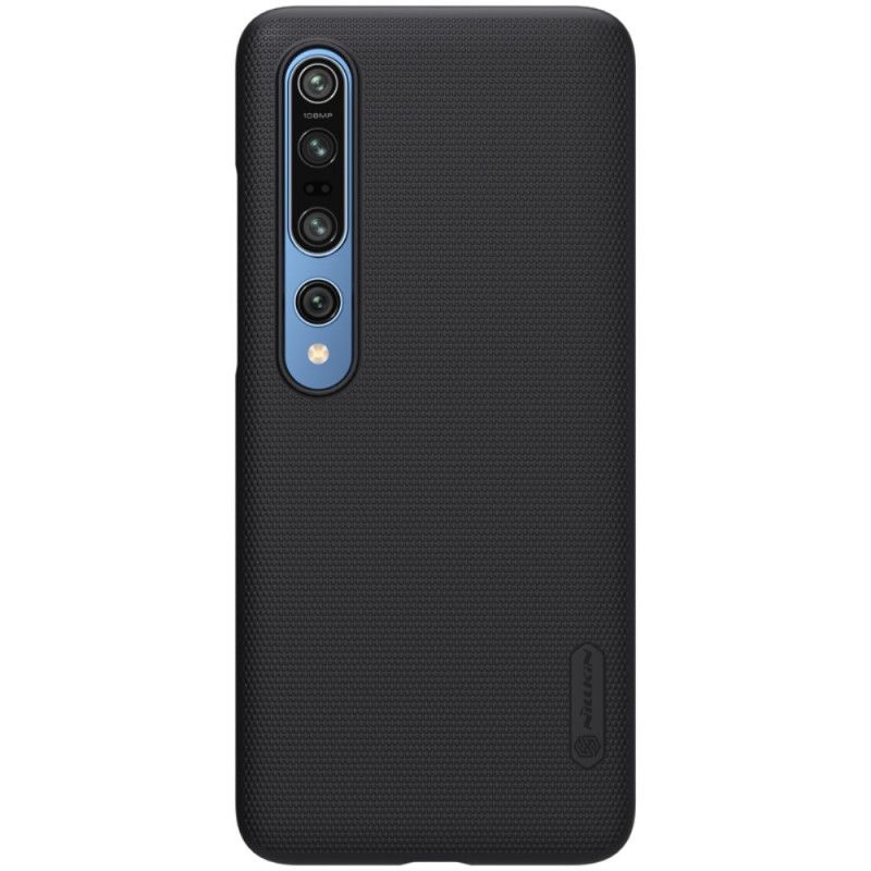 Cover for Xiaomi Mi 10 / 10 Pro Sort Stiv Frostet Nillkin