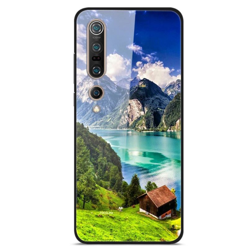 Cover Xiaomi Mi 10 / 10 Pro Drømmelandskab Hærdet Glas