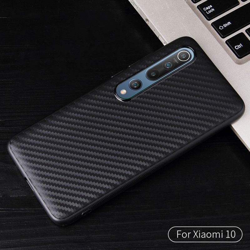 Cover Xiaomi Mi 10 / 10 Pro Fleksibel Kulfiber Original