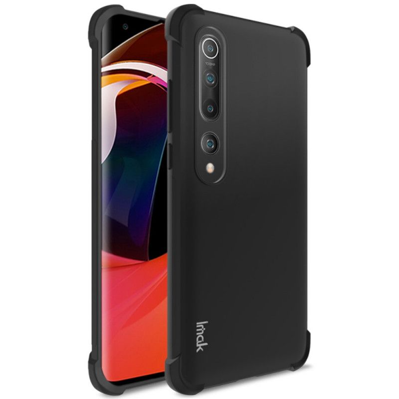 Cover Xiaomi Mi 10 / 10 Pro Gennemsigtig Fleksibel Silikone Med Imak Skærmfilm