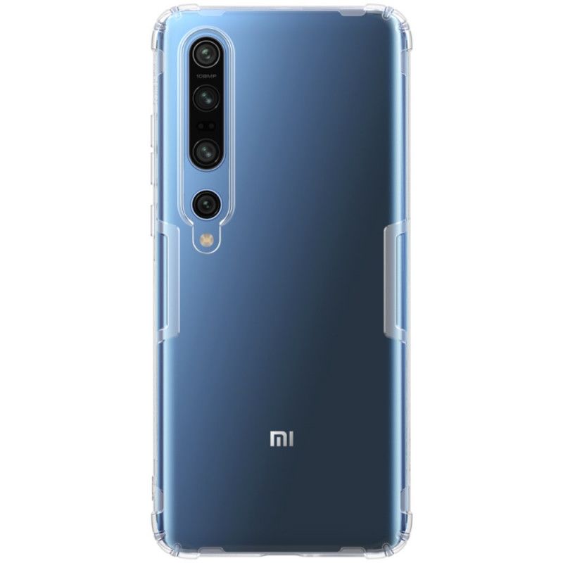 Cover Xiaomi Mi 10 / 10 Pro Hvid Gennemskinnelig Nillkin Beskyttelse