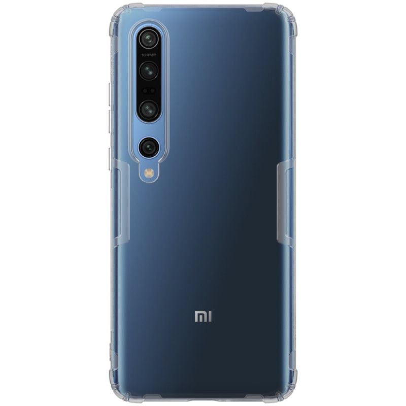 Cover Xiaomi Mi 10 / 10 Pro Hvid Gennemskinnelig Nillkin Beskyttelse