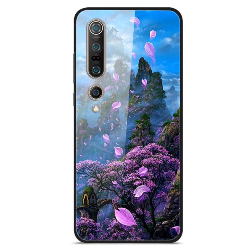 Cover Xiaomi Mi 10 / 10 Pro Imaginært Landskabshærdet Glas Beskyttelse