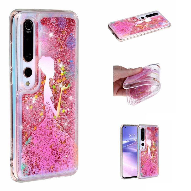 Cover Xiaomi Mi 10 / 10 Pro Kvinde Glitter