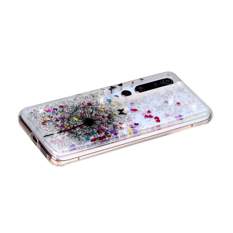 Cover Xiaomi Mi 10 / 10 Pro Mobilcover Glitter Mælkebøtter