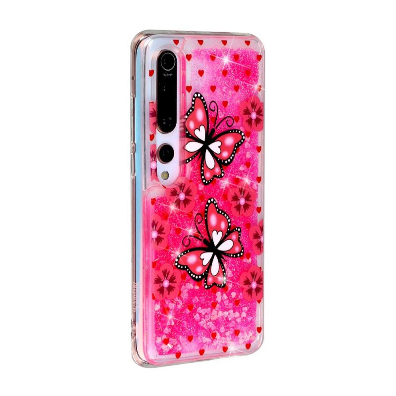 Cover Xiaomi Mi 10 / 10 Pro Sommerfuglglitter