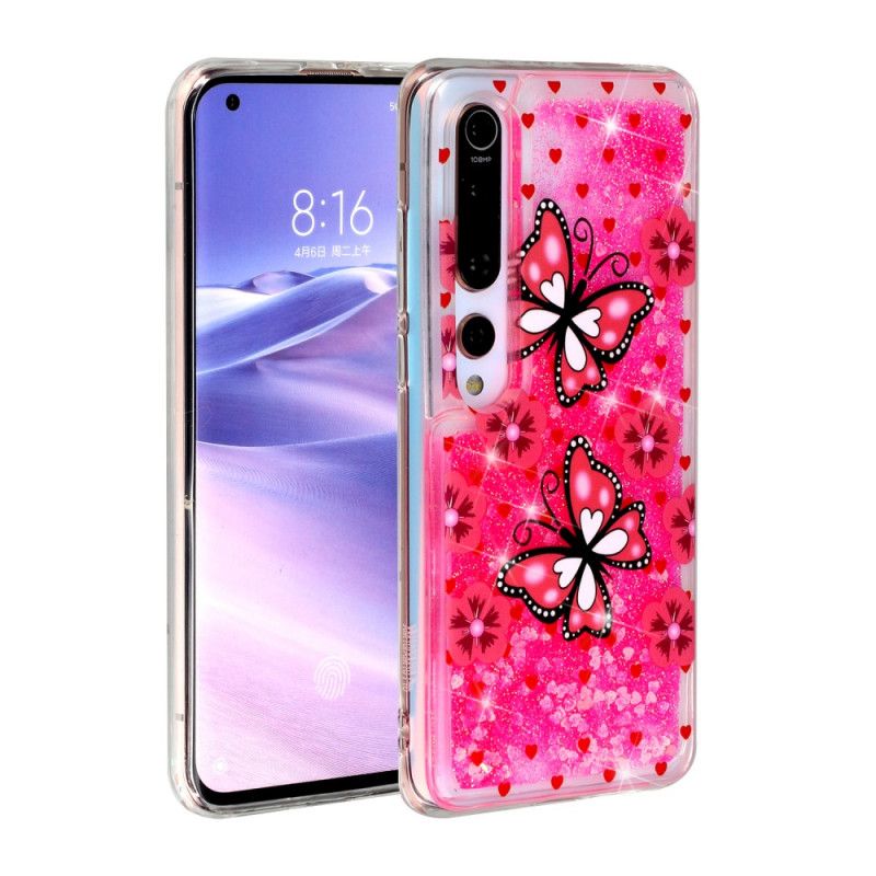 Cover Xiaomi Mi 10 / 10 Pro Sommerfuglglitter