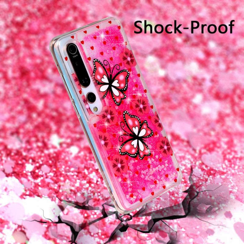 Cover Xiaomi Mi 10 / 10 Pro Sommerfuglglitter