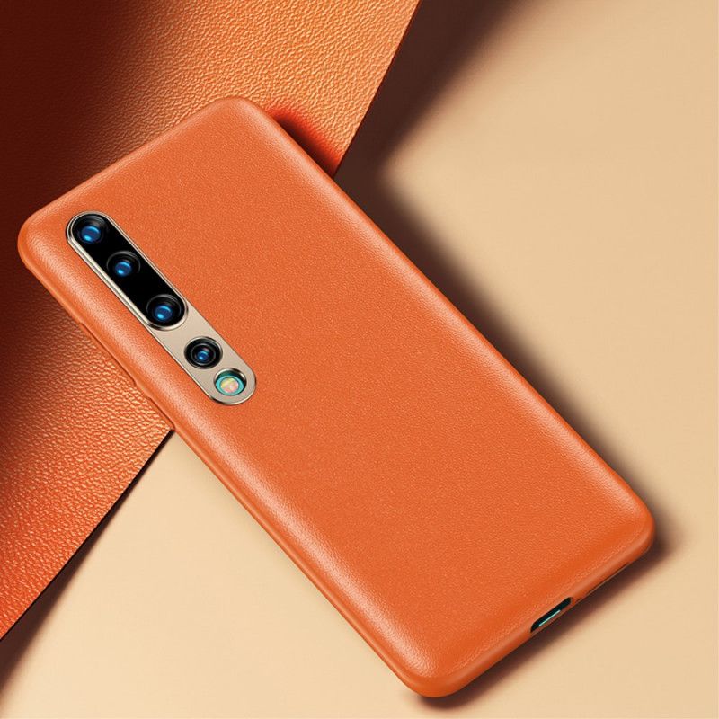 Cover Xiaomi Mi 10 / 10 Pro Sort Farvet Læderstil