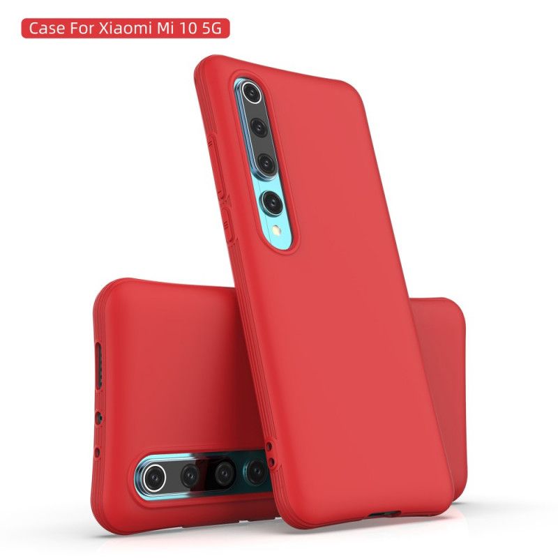 Cover Xiaomi Mi 10 / 10 Pro Sort Fleksibel Mattsilikone