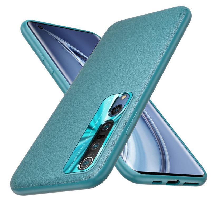 Cover Xiaomi Mi 10 / 10 Pro Sort Hybrid Lædereffekt