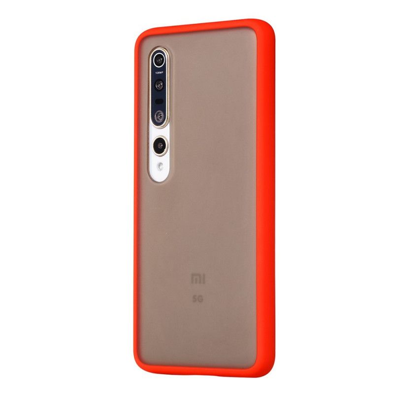 Cover Xiaomi Mi 10 / 10 Pro Sort Hybrid Silikonefælgdesign Beskyttelse