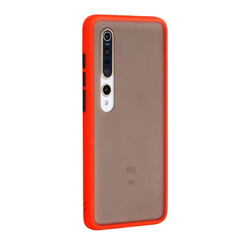 Cover Xiaomi Mi 10 / 10 Pro Sort Hybrid Silikonefælgdesign Beskyttelse