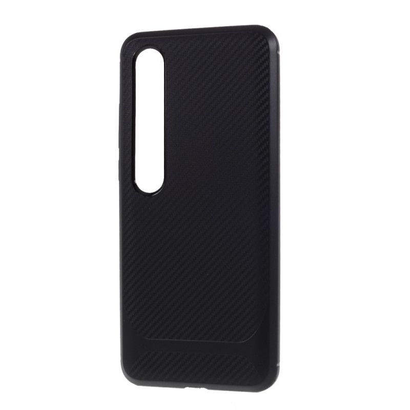 Cover Xiaomi Mi 10 / 10 Pro Sort Klassisk Kulfiber