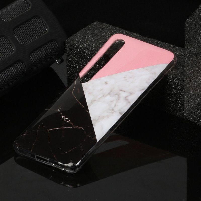 Cover Xiaomi Mi 10 / 10 Pro Sort Marmor Mønster