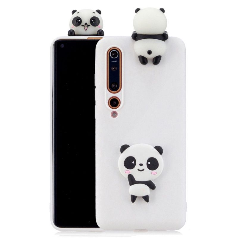 Cover Xiaomi Mi 10 / 10 Pro Sort Min 3D Panda