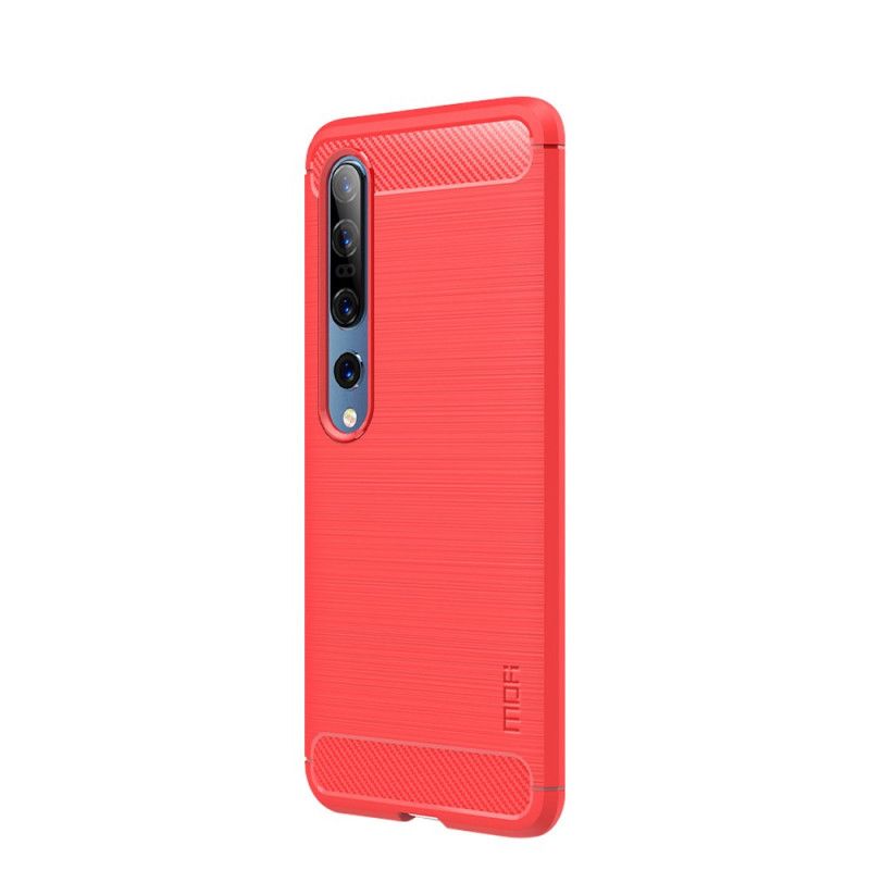 Cover Xiaomi Mi 10 / 10 Pro Sort Mofi Børstet Kulfiber Original