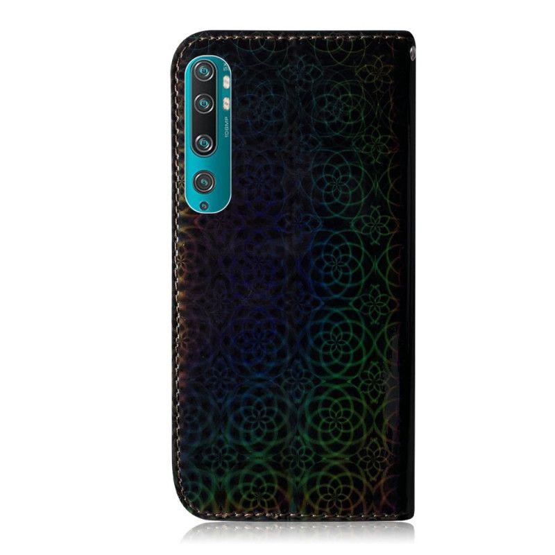 Flip Cover Læder for Xiaomi Mi 10 / 10 Pro Sort Ren Farve