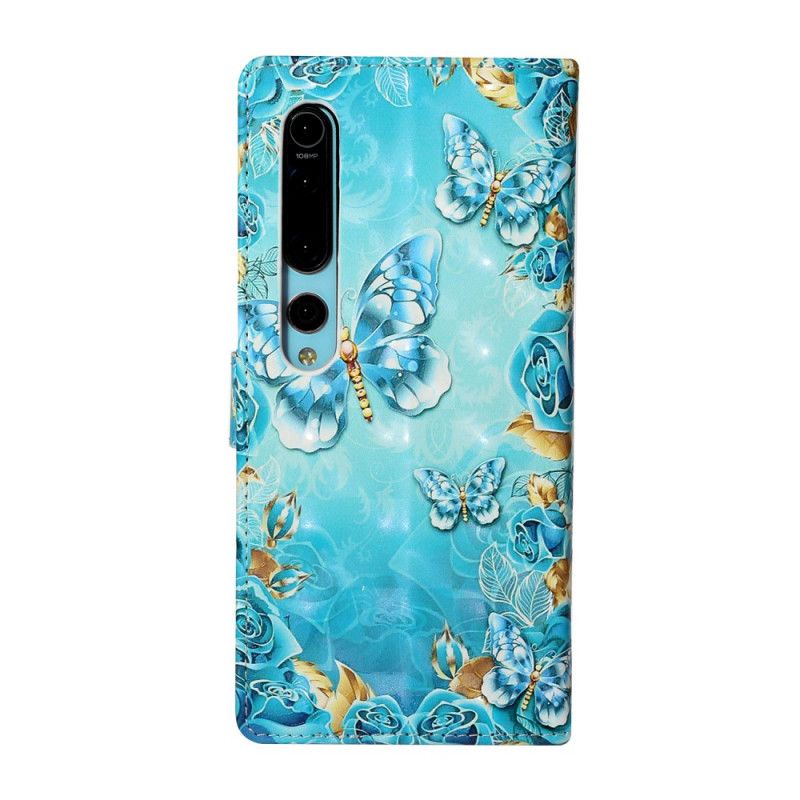 Flip Cover Læder Xiaomi Mi 10 / 10 Pro Lys Plet Mandala Lilla Original