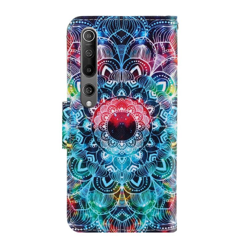 Flip Cover Læder Xiaomi Mi 10 / 10 Pro Prangende Mandala