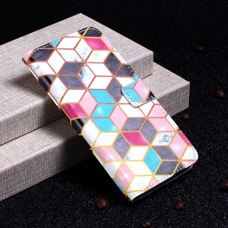 Flip Cover Xiaomi Mi 10 / 10 Pro Flerfarvet Marmorlyspunkt