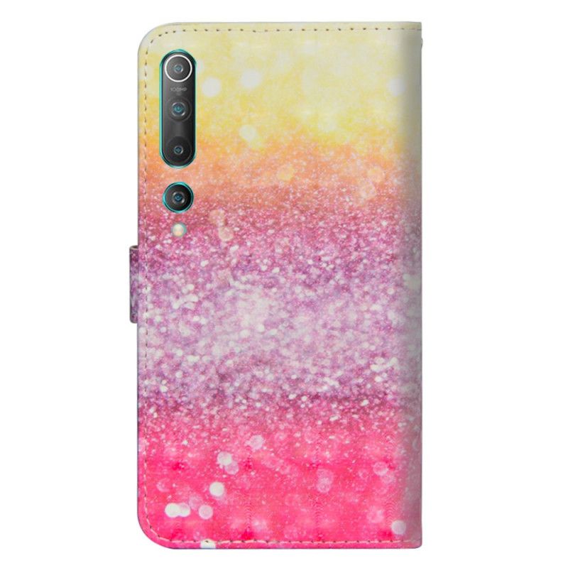 Flip Cover Xiaomi Mi 10 / 10 Pro Mobilcover Gradient Magenta Glitter