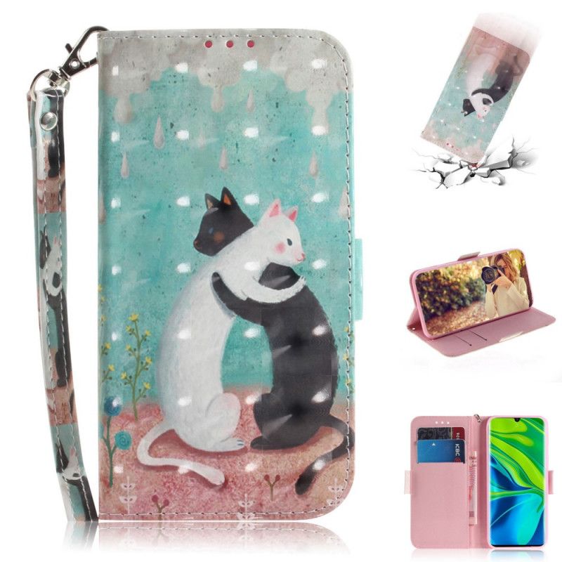 Flip Cover Xiaomi Mi 10 / 10 Pro Mobilcover Thong Cat Friends