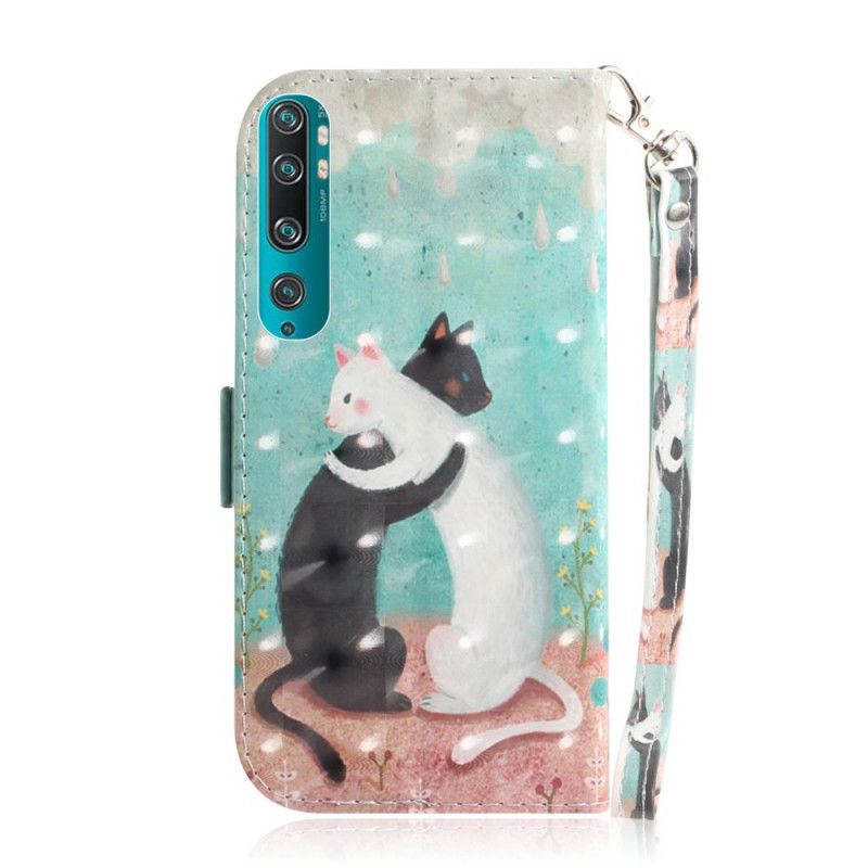 Flip Cover Xiaomi Mi 10 / 10 Pro Mobilcover Thong Cat Friends