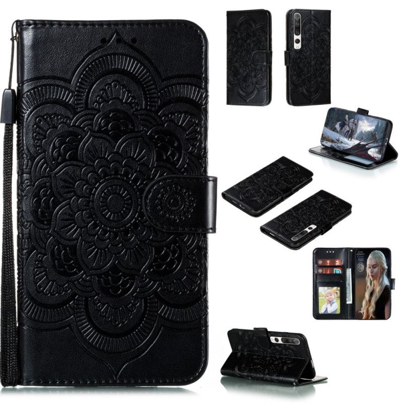 Flip Cover Xiaomi Mi 10 / 10 Pro Sort Hele Mandala