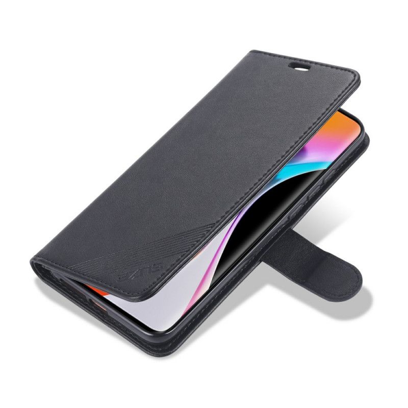 Flip Cover Xiaomi Mi 10 / 10 Pro Sort Mobilcover Azns Imiteret Læder