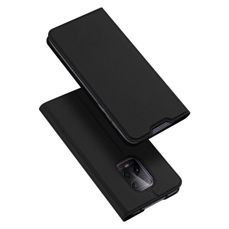 Læder Cover Xiaomi Redmi 10X / 10X Pro Sort Pro Dux Ducis Hud