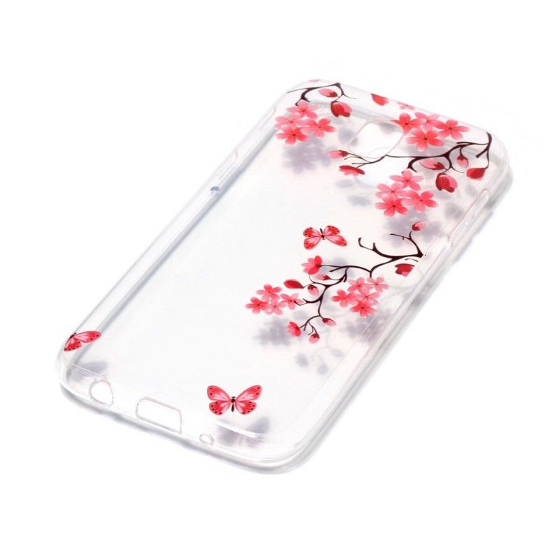 Cover for Samsung Galaxy J3 2017 Blomstrende Træ