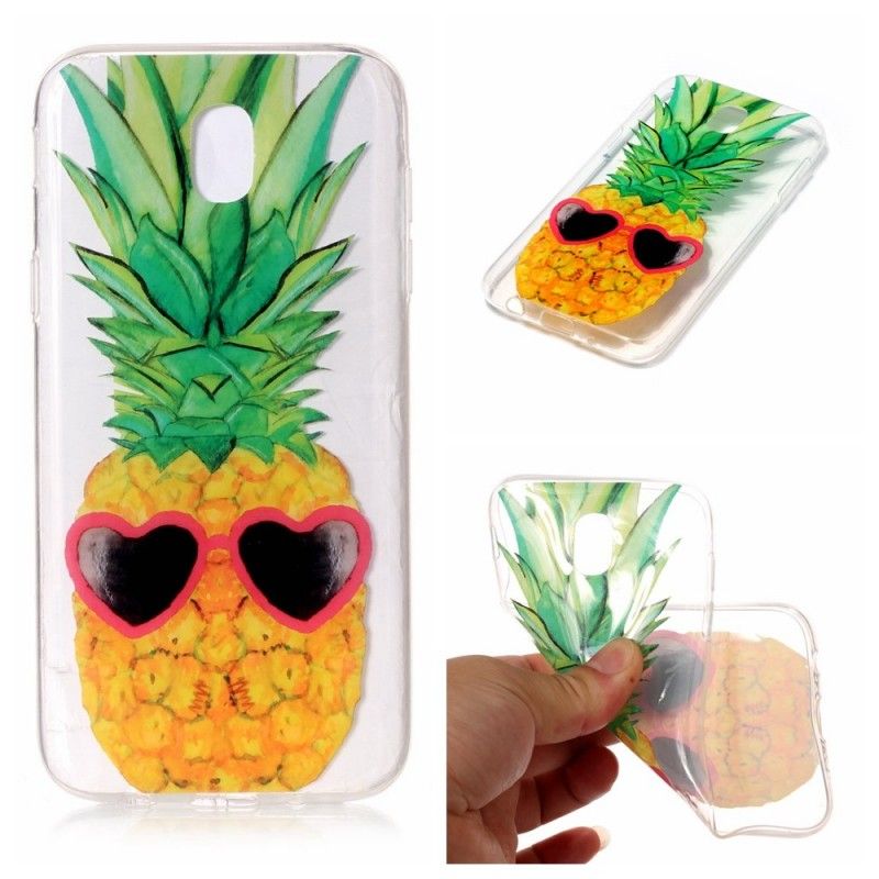 Cover Samsung Galaxy J3 2017 Mobilcover Ananas Inkognito