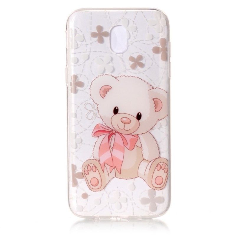 Cover Samsung Galaxy J3 2017 Mobilcover Sød Bamse