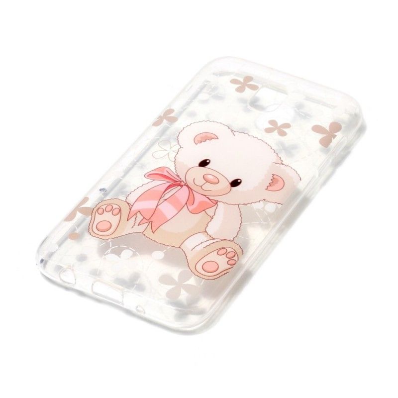 Cover Samsung Galaxy J3 2017 Mobilcover Sød Bamse