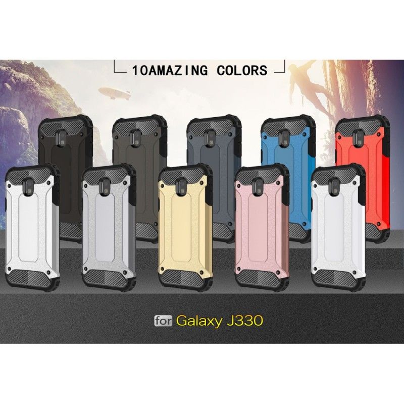 Cover Samsung Galaxy J3 2017 Sort Mobilcover Overlevende