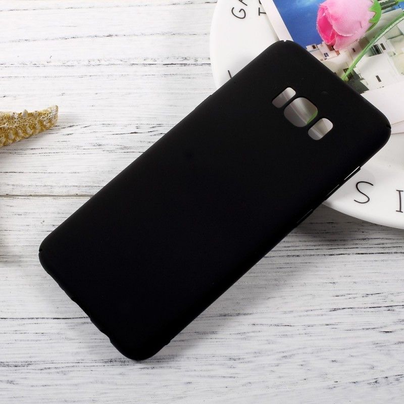 Cover for Samsung Galaxy S8 Plus Sort Mat Silikone