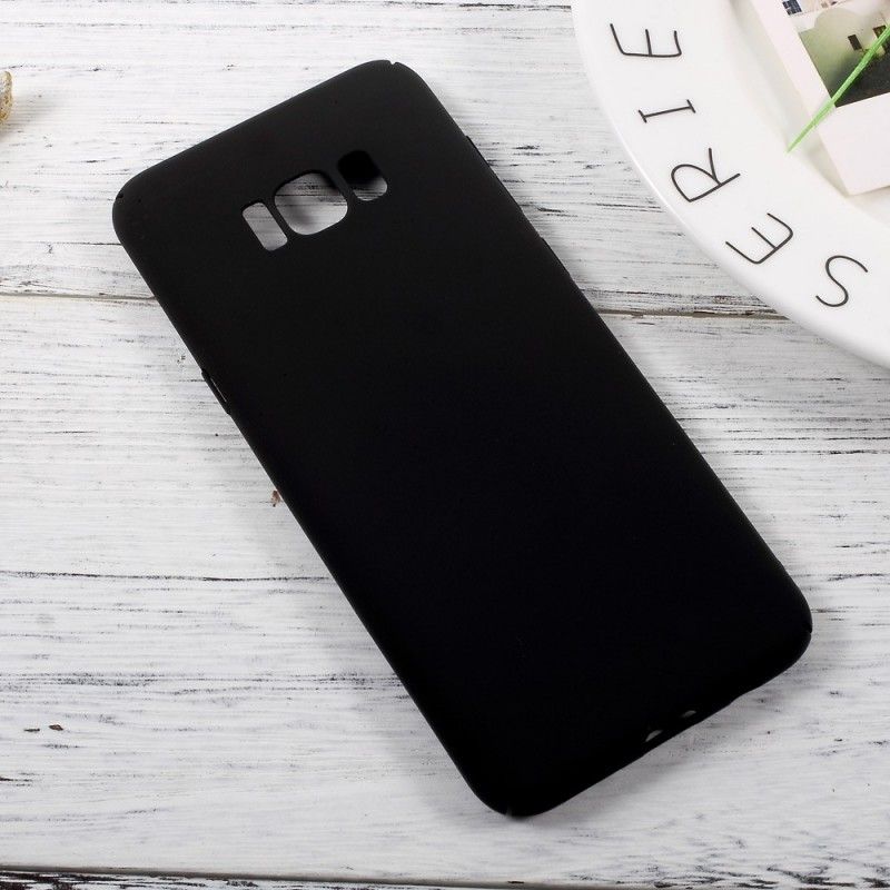 Cover for Samsung Galaxy S8 Plus Sort Mat Silikone