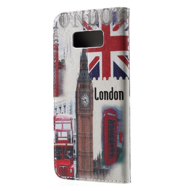 Flip Cover Samsung Galaxy S8 Plus Mobilcover London Liv