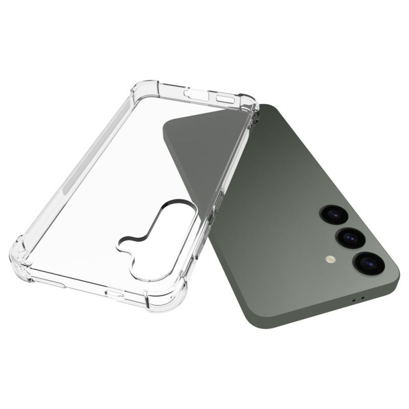 Cover Samsung Galaxy S24 5g Gennemsigtige Forstærkede Hjørner