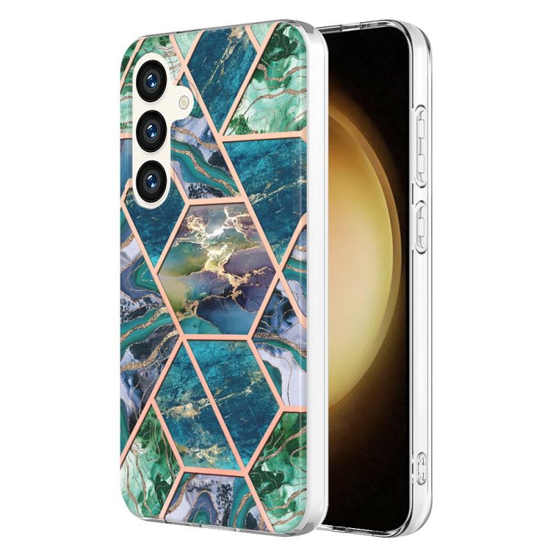 Cover Samsung Galaxy S24 5g Geometrisk Marmor