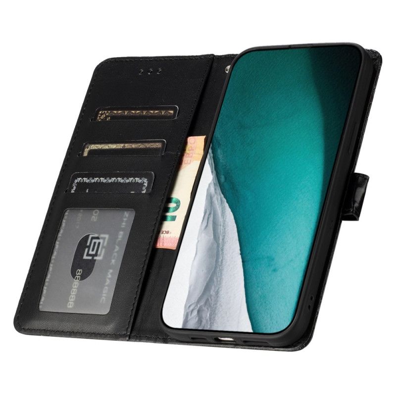 Flip Cover Samsung Galaxy S24 5g Krokodilletekstur Og Rem