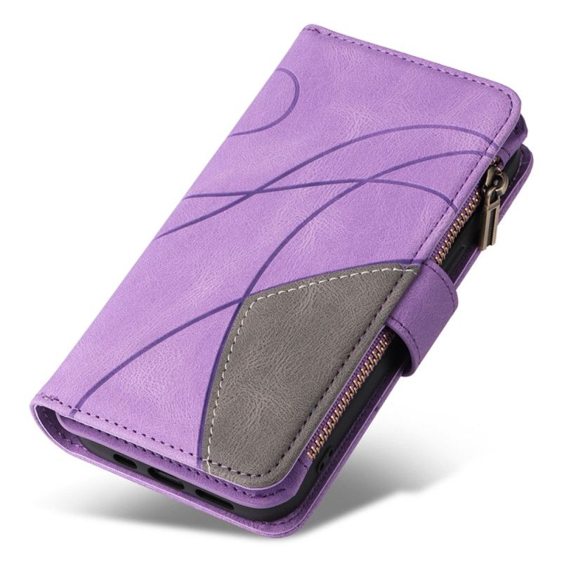 Flip Cover Samsung Galaxy S24 5g Med Two-tone Strap Wallet