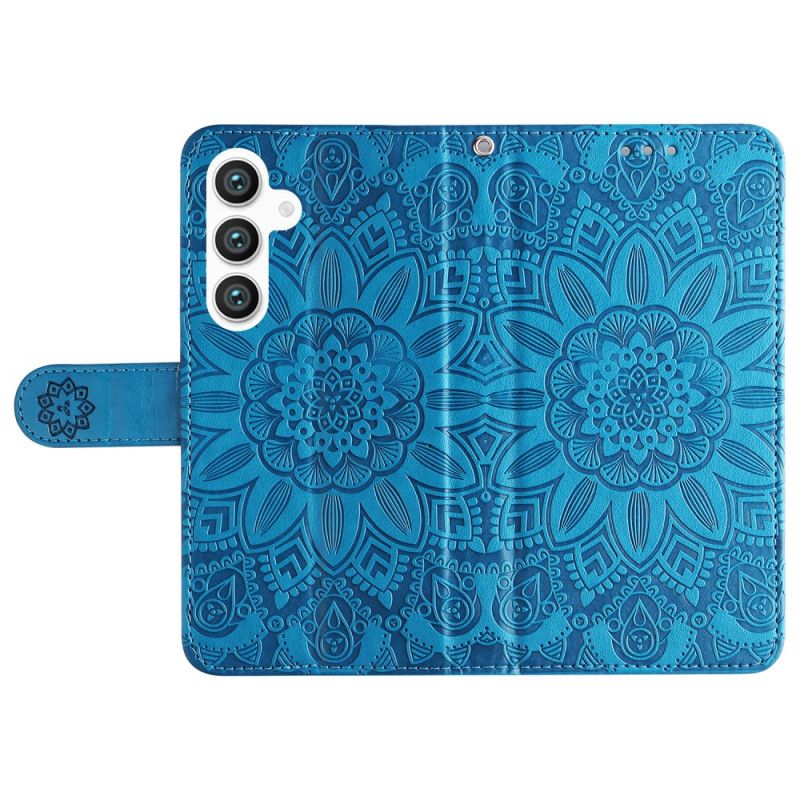 Flip Cover Til Samsung Galaxy S24 5g Flamboyant Mandala Med Rem