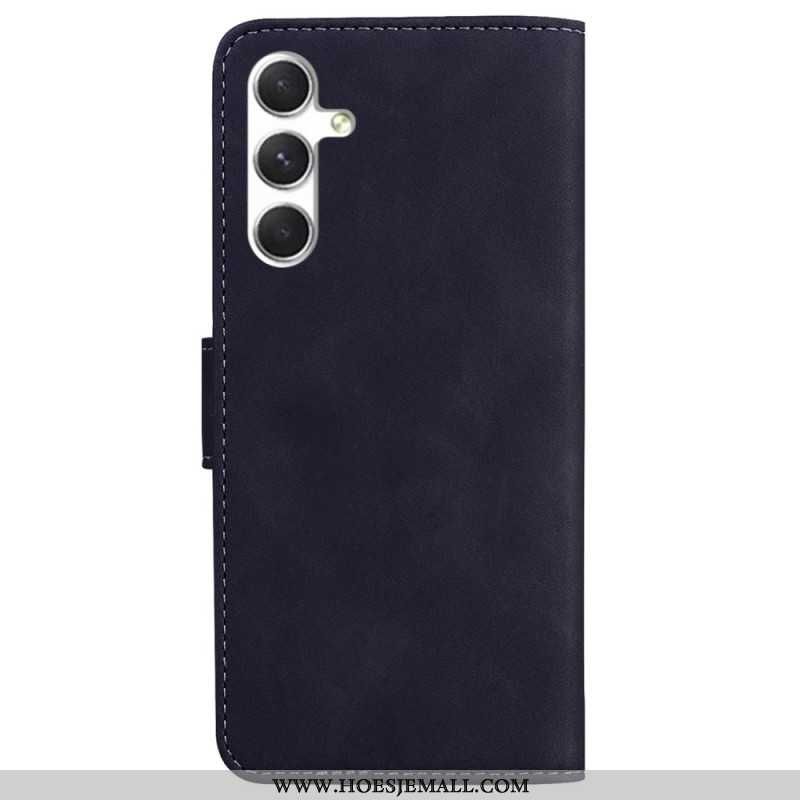 Flip Cover Til Samsung Galaxy S24 5g Sommerfugl Med Rem