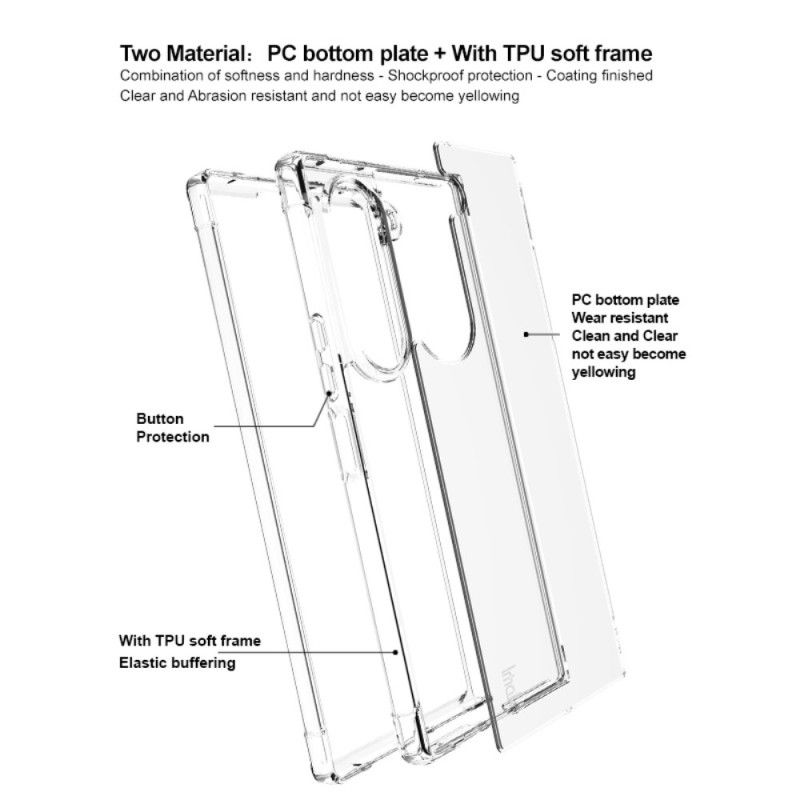 Cover Samsung Galaxy Z Fold 6 Gennemsigtig Imak