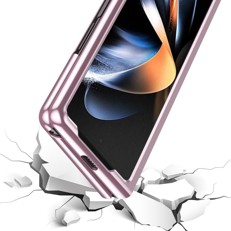 Cover Samsung Galaxy Z Fold 6 Gennemsigtige Metalliske Kanter