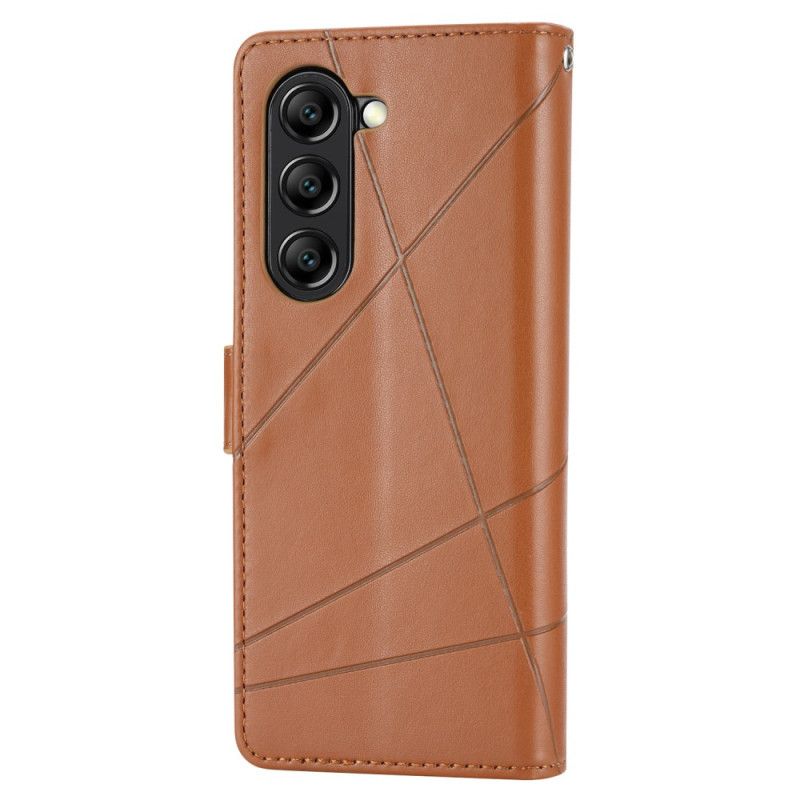 Flip Cover Til Samsung Galaxy Z Fold 6 Strap Lines