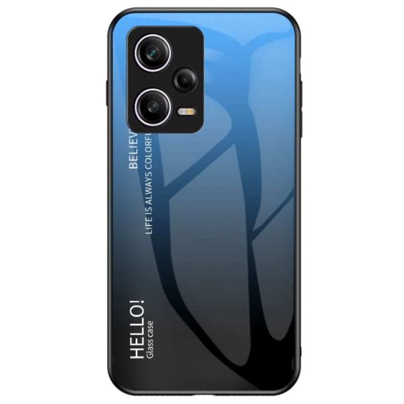 Cover Xiaomi Redmi Note 12 Pro Hærdet Glas Hej